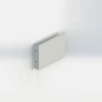 Extruded Side panels 3U deep 160 with handle holes