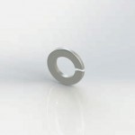 Board guide rail Accessories - Helical spring lock washer M2,5 DIN127B